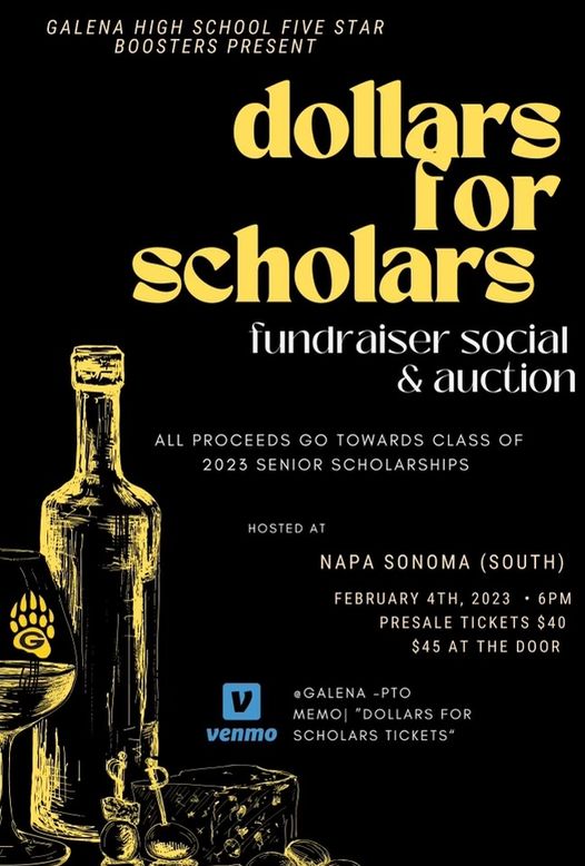 Dollars for Scholars fundraiser social & auction