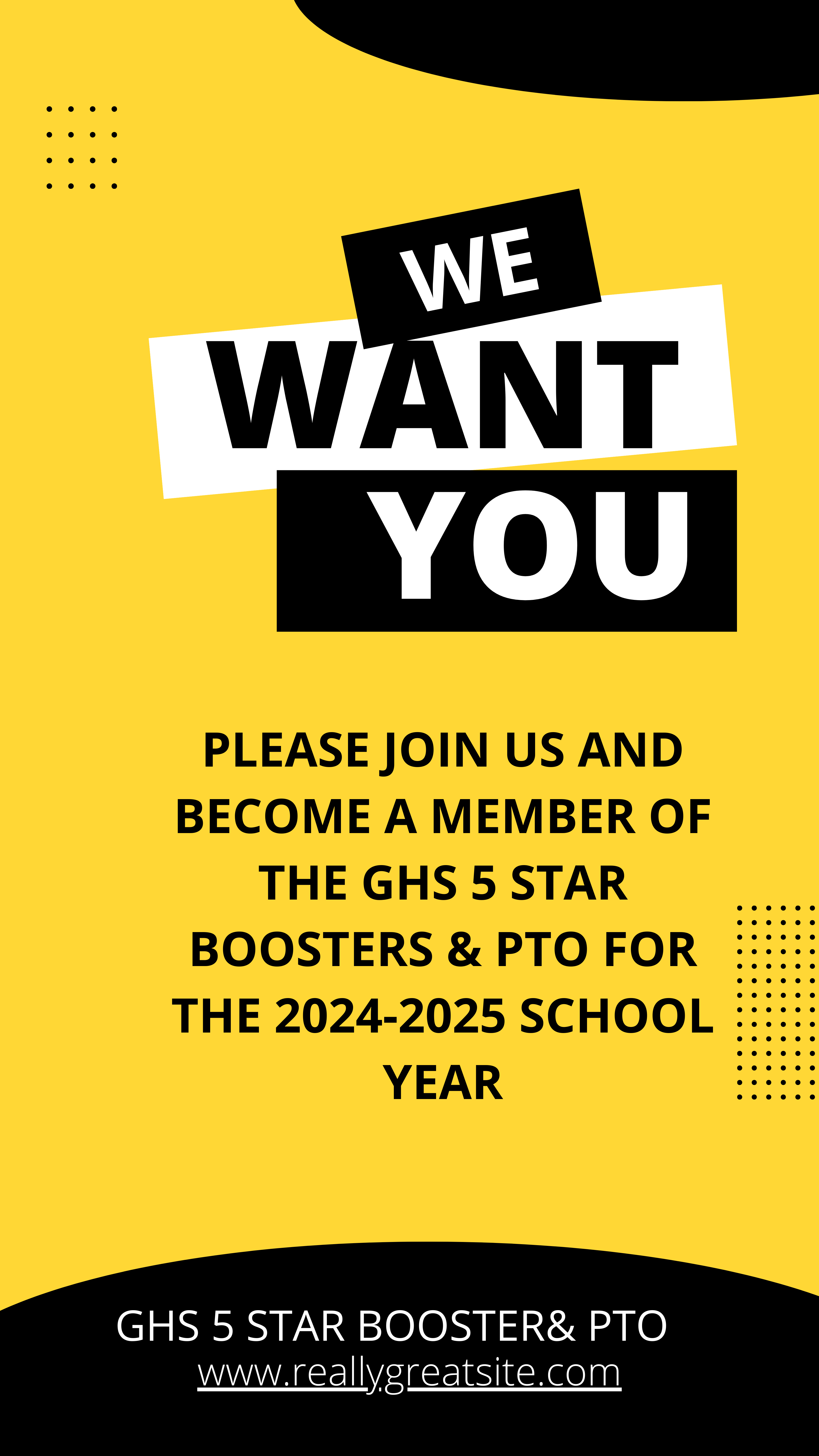 Join the GHS 5 Star Boosters & PTO