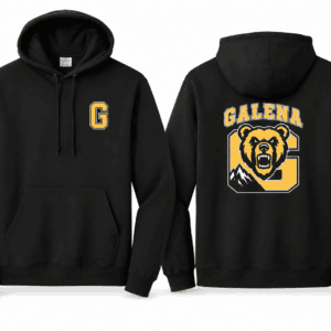NEW 2026-2027 Galena Grizzlies Black Hoodie